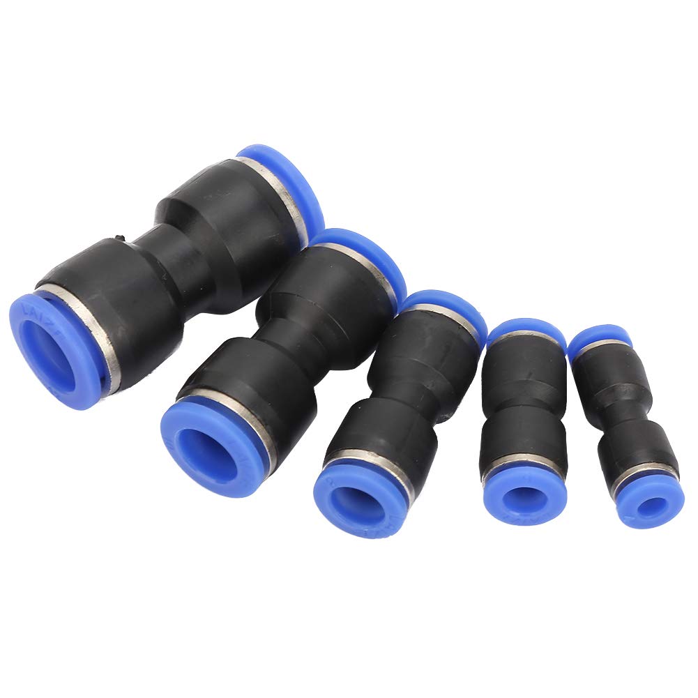 Lot De 42 Raccords Pneumatiques Rapides 6mm/8mm - Connexion Push-to-connect Pour Tuyaux D'air - Formes T, Y Et Droites