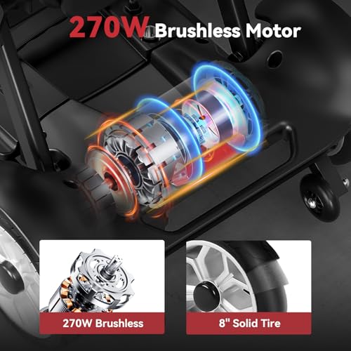 Image of (2026 Upgrade) Mobility Scooters for Seniors, Light Weight 20 Miles Trave Foldable 4 Wheeler for Adults, Removable Lithium Battery, Scooter for Adults with 330 lbs Capacity (Black)