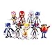 LINJIA Sonic toys 10-13cm 9pcs/lot Sonic Figure Boom Rare Dr Eggman PVC Modelo Juguete Sonic Shadow Tails Personajes Regalo para Niños