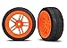 Traxxas 8373A Assembled Orange Split-Spoke Wheels with 1.9