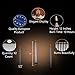 Hyoola 12 Pack Tall Taper Candles - 12 Inch Sahara Beige Dripless, Unscented Dinner Candle - Paraffin Wax with Cotton Wicks - 10 Hour Burn Time