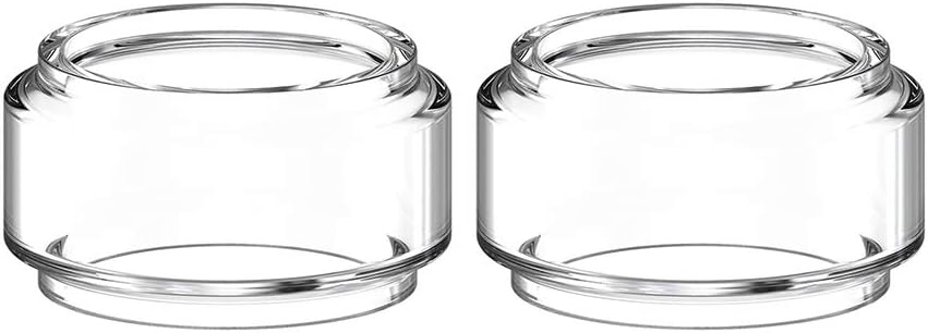 Furuipeng 2pcs Tubing for Freemax Twister Replacement Pyrex Bulb Glass Fatboy Bubble Piece - FIRELUKE 2 Tank TPD