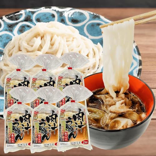 翁の郷 埼玉 名物肉汁 うどんつゆ付 生うどん12人前(2人前×6袋) 要冷蔵 お土産 岩崎食品工業