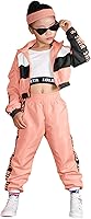 Vista 1 de Conjunto de ropa de baile para niñas, disfraz moderno de equipo de jazz de hip hop, conjuntos de ropa de baile para niñas