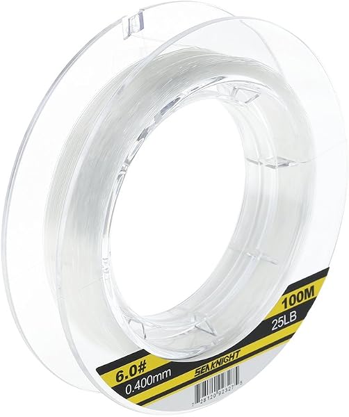 SeaKnight Hilo de Pescar 100% fluorocarbono, 50M/100M y Formato Invisible 3-100LB - 3