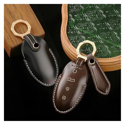 Funda para llave compatible con BYD Yangwang U8 en cuero auténtico diario 2