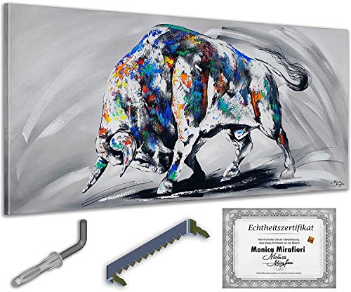 Monica Mirafiori I 100% Pintado a Mano I 140x70 cm I Cuadro pintado a mano I Pintura I Arte moderno