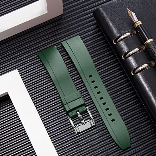 Image of BINLUN Quick Release Silicone Watch Bands Replacement Rubber Watch Straps 18mm 19mm 20mm 21mm 22mm 24mm Smartwatches Bands for Men and Women Waterproof Sport Watchbands
