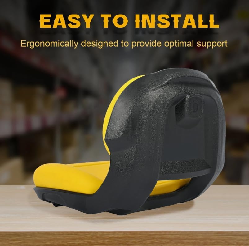 Plastic Lawn Mower Seat X300 X300R X304 X305R X310 X320#AUC13500, Replacement for John Deere OEM