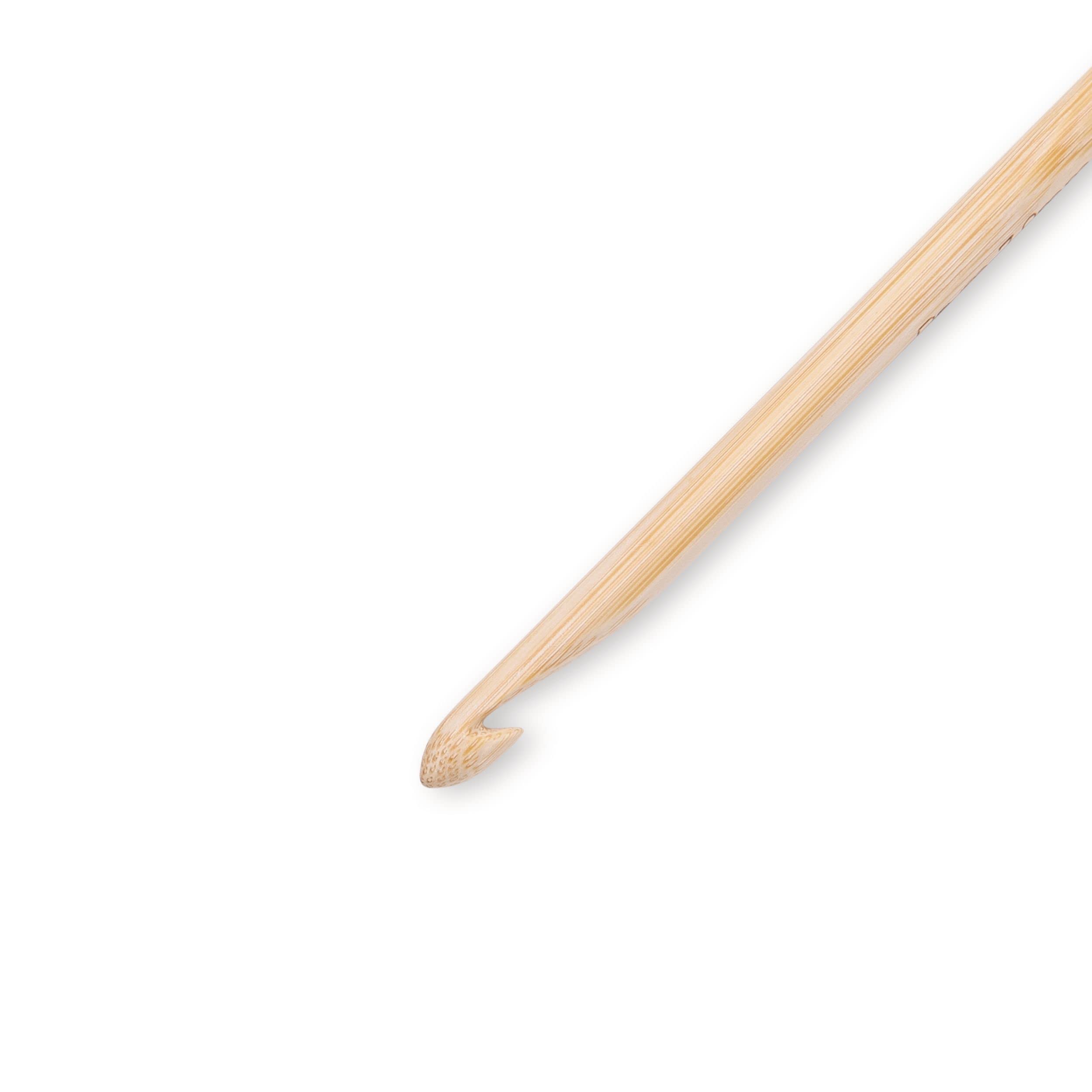 Prym 197614 Wool Crochet Hook Bamboo 15 cm 7.0 mm, wood - Image 3