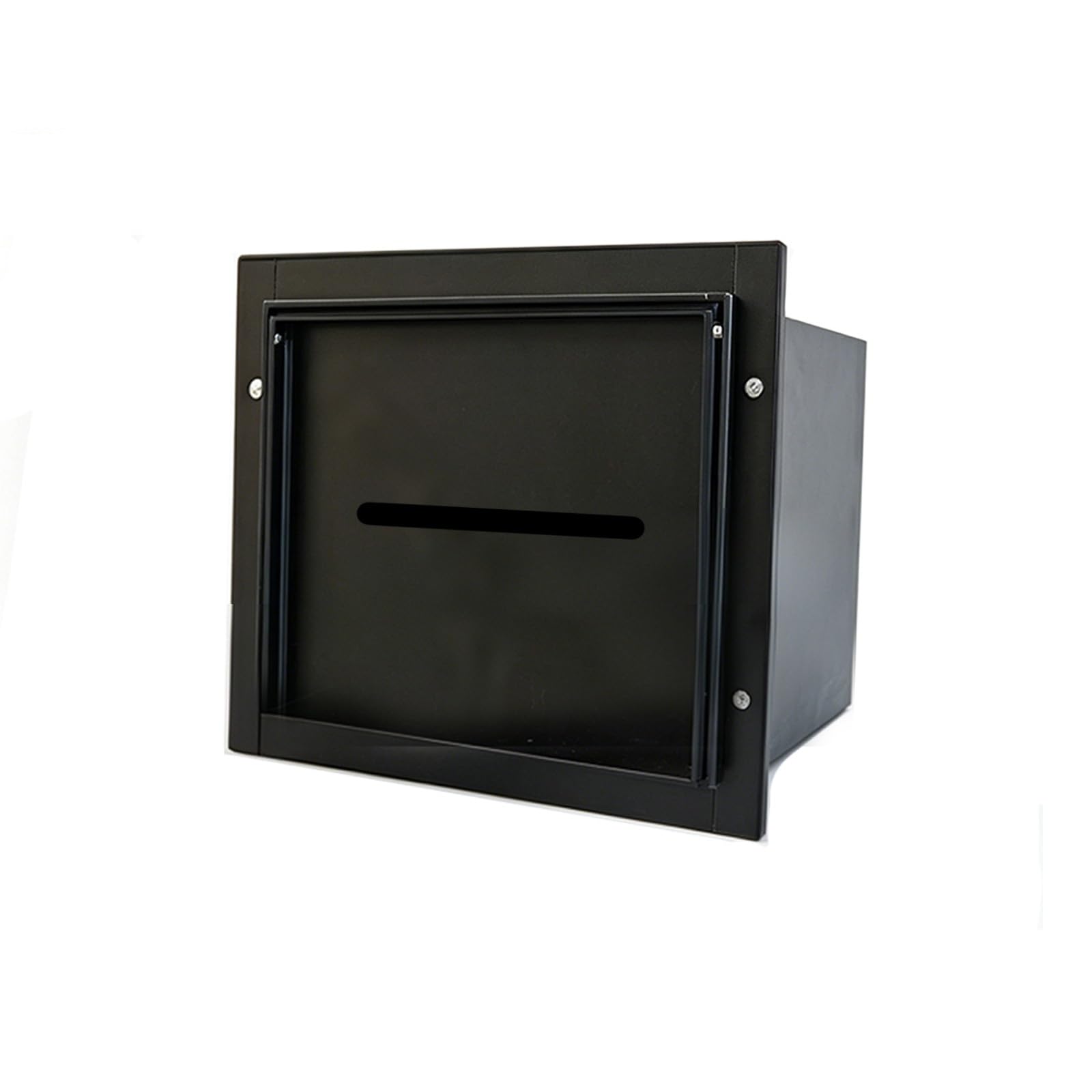 Porta Carta Igienica Porta Carta Igienica A Nicchia Da Incasso A Parete, Portarotolo In Acciaio Inossidabile Per Bagno, Distributore Di Carta Igienica(Black,1tier)