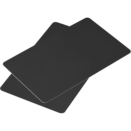 MECCANIXITY Blank Plastic Cards 14mil for ID Badge, Pack of 50