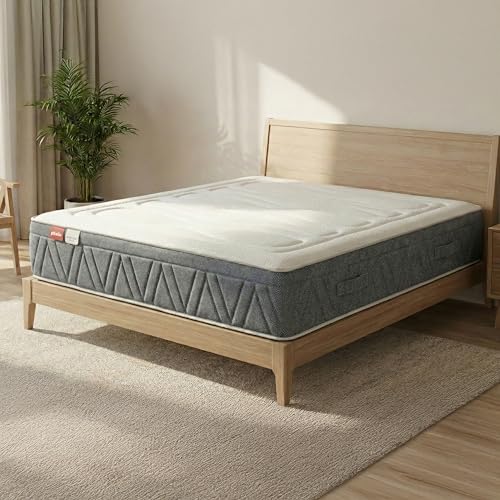 PIKOLIN Colchón Sostenible Muelles Ensacados con Progresión Visco 30cm | Confort Muy Alto | Independencia de Lechos | Alta Transpirabilidad | Firmeza Media-Alta | Modelo Seaqual Marisma | 150x190