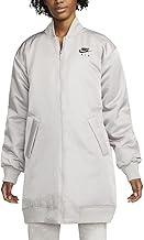 Nike Air Therma-FIT Bomber Jacket Womens Active Hoodies Size S, Color: Grey/Black (MSS-DD4640033)