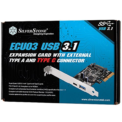 Amazon.co.jp: SilverStone PCI Express 2.0 x2接続のUSB 3.1増設
