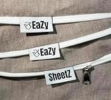 Eazy SheetZ™: Fitted Sheets That Won't Pop Off, Zipper Sheets, Stay On Sheet, Fitted Sheets, Fitted Zipper Sheet, Zip On Sheets (Coffee) (Crisp Cotton) King 76X80 (9-11 in Depth) STK10C