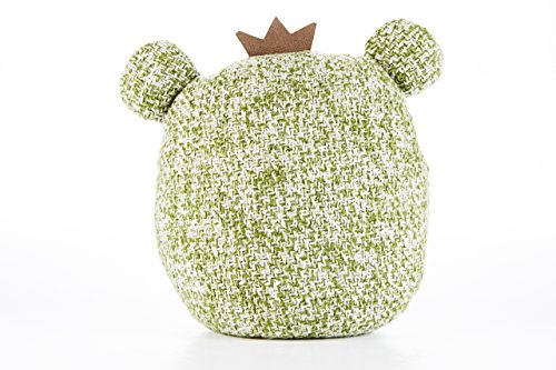 HEITMANN DECO Türstopper Frosch – grün – ca. 18,5 x 9,5 x 17,5 cm – aus Stoff – mit schwerer Füllung – für innen – praktischer Tür- & Fensterstopper für jedes Zuhause