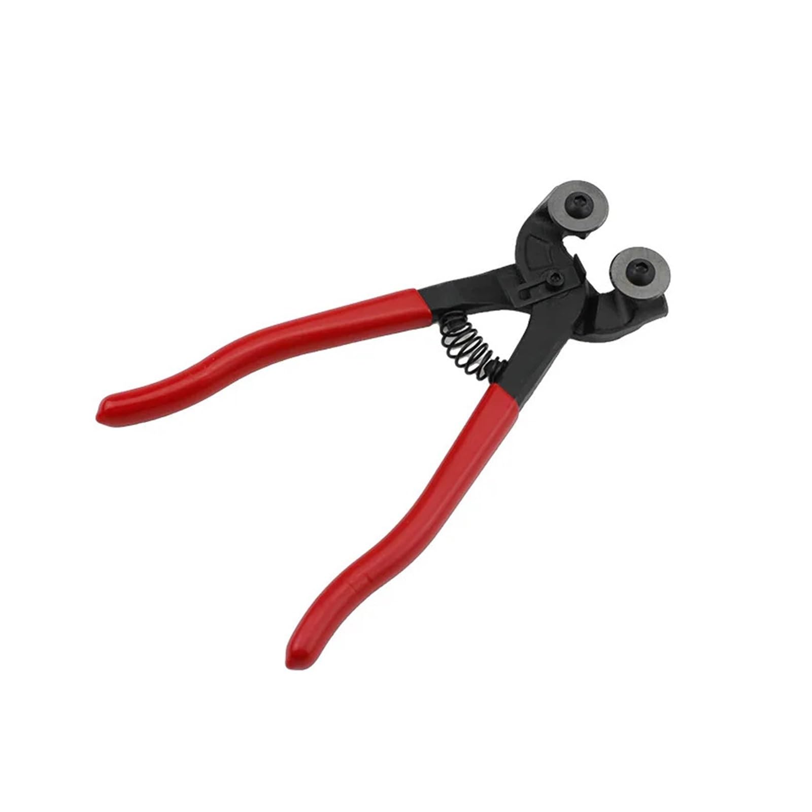 Glass-Cutting Pliers Glass Tile Nippers 7" Wheeled Mosaic Nipper, with Soft Rubber Handle