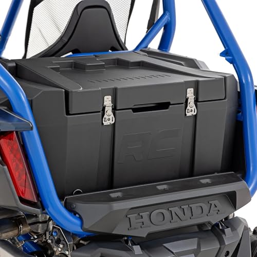 Rough Country Rear Cargo Box for Honda Talon 1000 X/R/X4/XS/RS - 60 Gallon Capacity Waterproof UV & Scratch Resistant