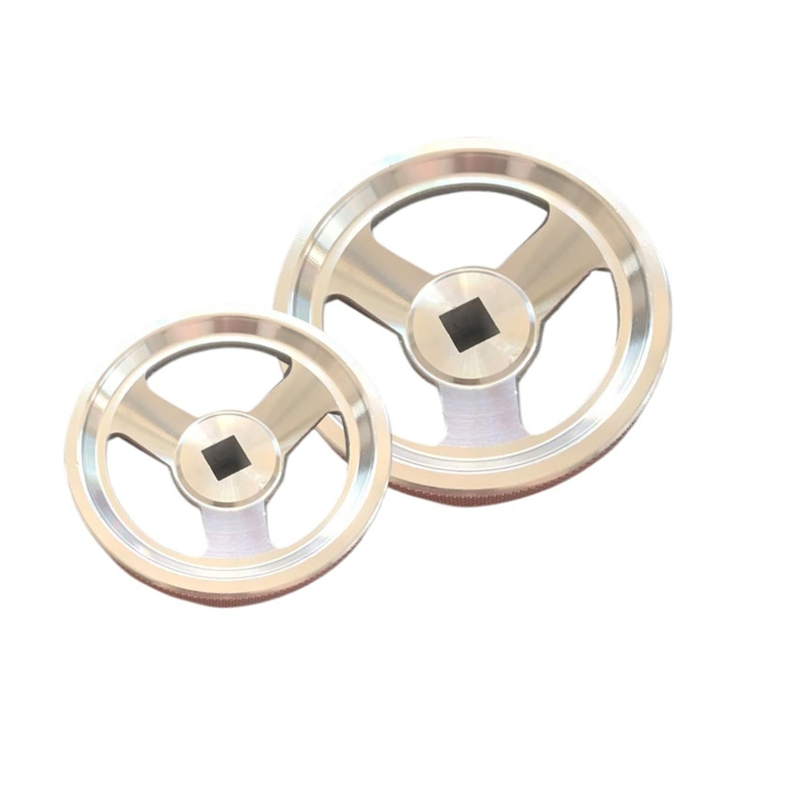 Volant de valve avec trou carré 10x10 anti-glissement en inox