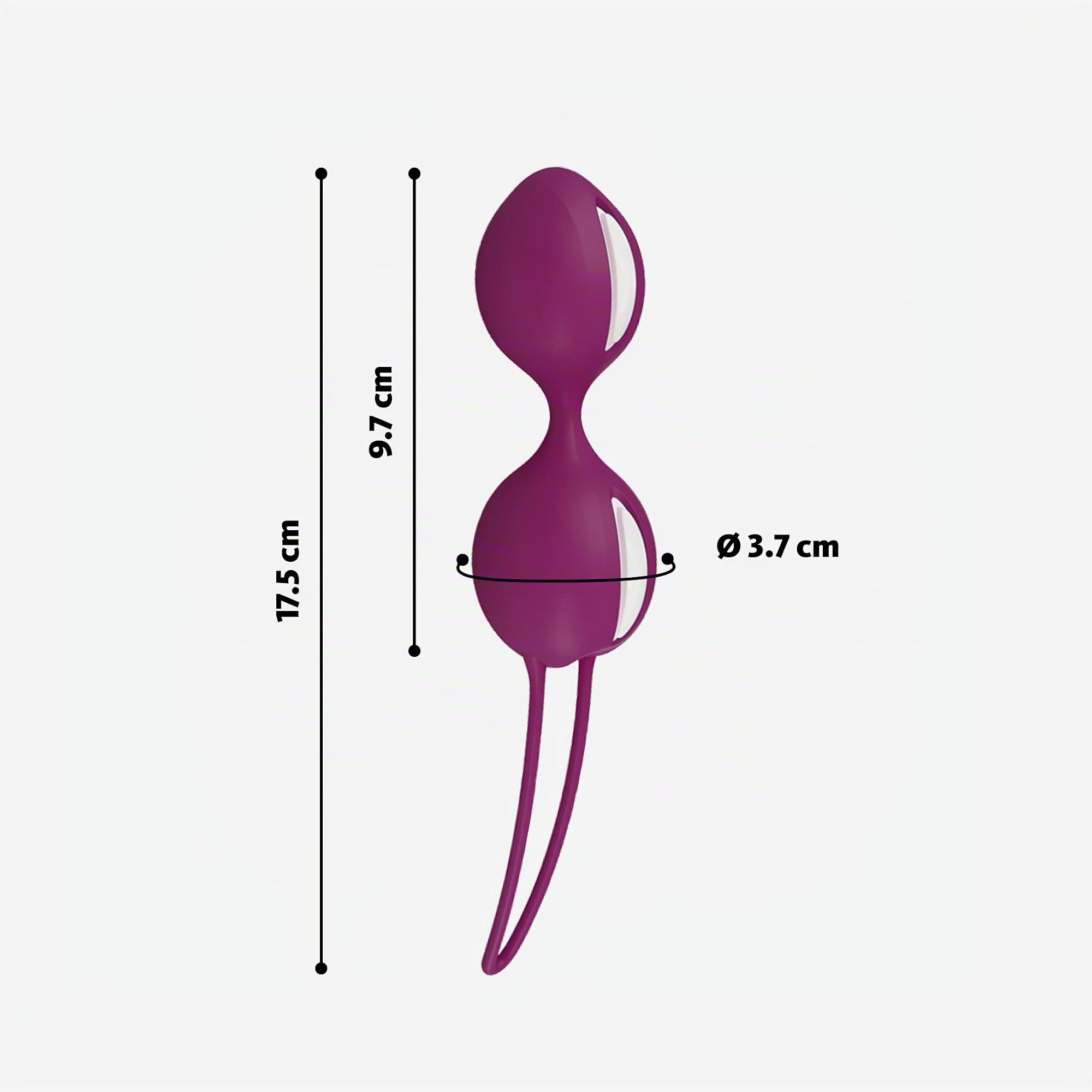 Fun Factory Smartballs Duo Boules de Geisha Violet/Blanc