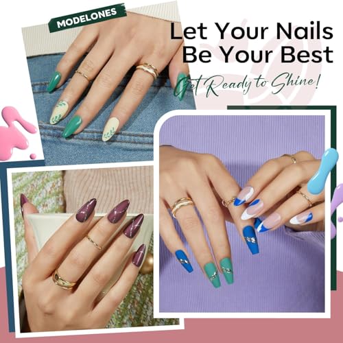 Image of Modelones Long Almond Nail Tips