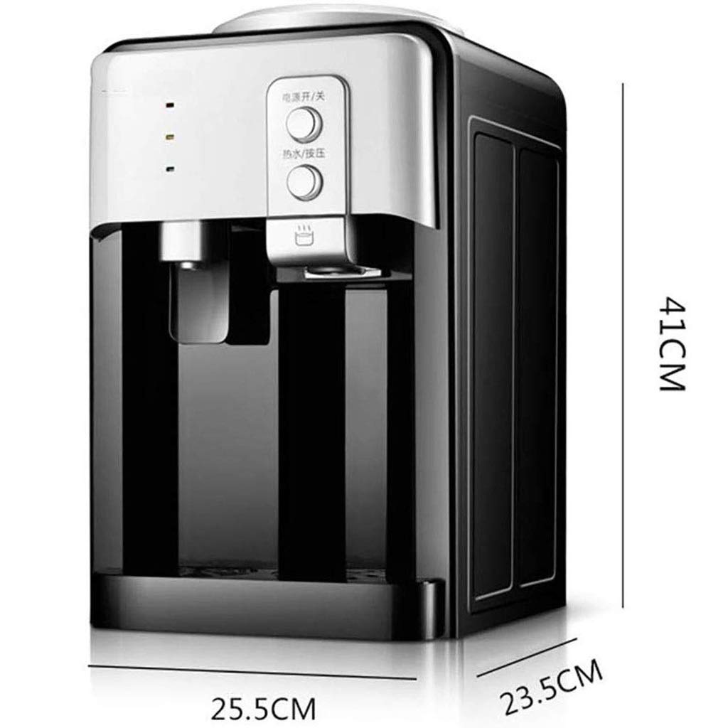 Distributore d'acqua da tavolo Mini desktop verticale per raffreddamento caldo e freddo per piccole famiglie, Distributore di refrigeratore d'acqua da banco con caricamento dall'alto caldo/freddo