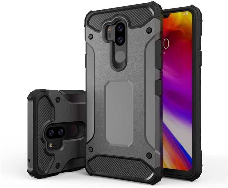 Miniatura 8 de Asuwish Funda protectora para LG G7 ThinQ con protector de pantalla de vidrio templado y accesorios de célula delgada protectora LGG7 One G 7 Plus