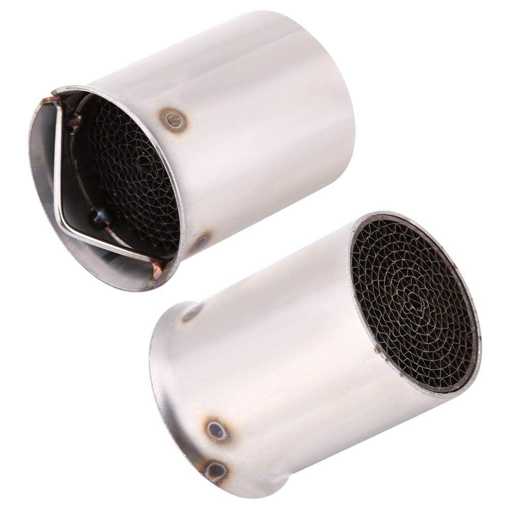 Keenso Silenziatore Silenziatore Db Killer Silenziatore Db Killer Silenziatore Universale in Acciaio Inox 51mm Inserto Silenziatore