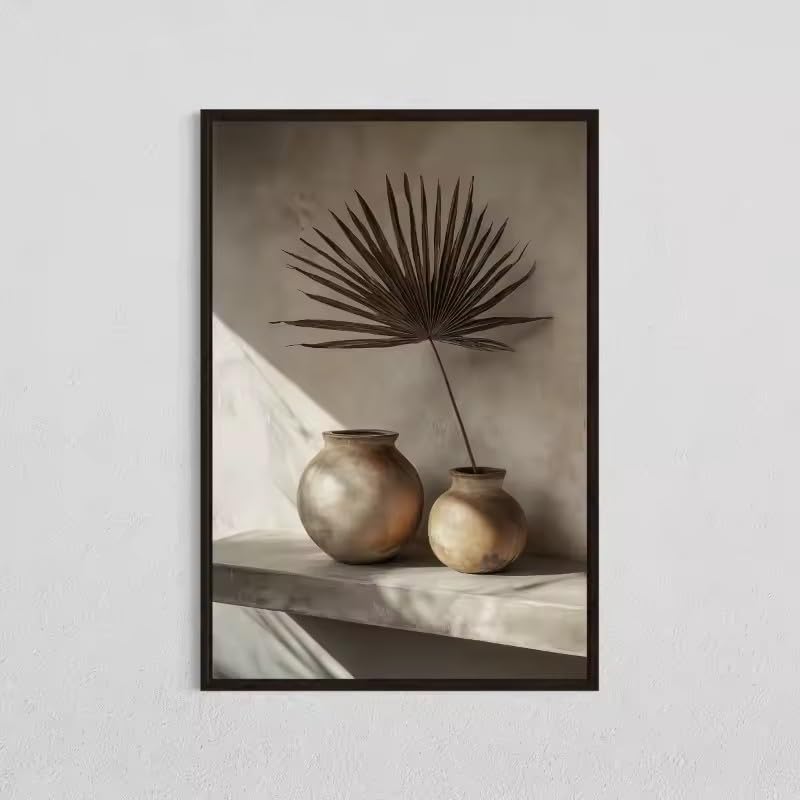 Affiche minimaliste en céramique ZHUOYA 60x80cm tableau olivier avec cadre intérieur pour chambre