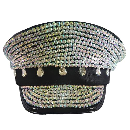 Chapeau de capitaine de mariée à cristaux le cadeau parfait pour mariages