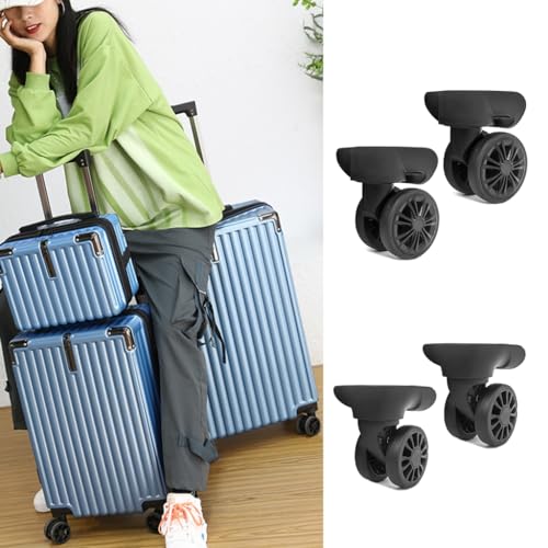 1 Pair Replacement Luggage Wheels Durable and Smooth Rolling Suitcase Parts3