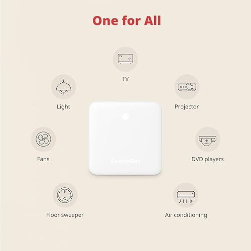 Miniatura 3 de SwitchBot Hub Mini control remoto inteligente - Pistola IR Blaster Link SwitchBot a Wi-Fi compatible con 24 GHz control de TV aire acondicionado