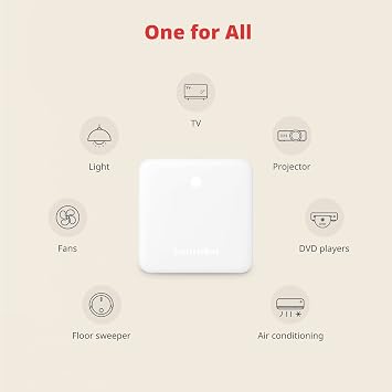 SwitchBot Hub Mini Smart Control, Universal Hub for Smart Home, IR Remote for TV and Air Conditioner, Connect SwitchBot Devices to WiFi, Works with Alexa, Google Home