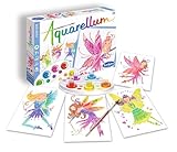 Sentosphère 3900668 Aquarellum Junior, Malset für Kinder, Motiv: Feen, Bastelset, Kreativ-Set, DIY