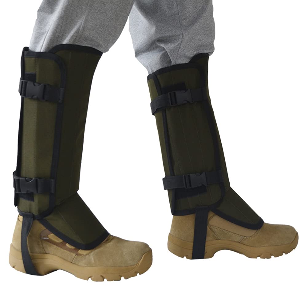 1 par de polainas de senderismo, polainas de montaña para nieve, impermeables,resistentes al viento y duraderas,polainas de senderismo ajustables, para escalada, caza, esquí, mochilero al aire