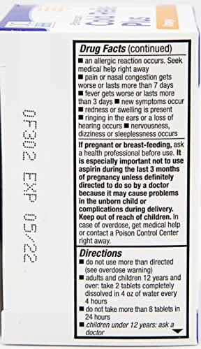 Quality Choice QC99789 Cold Medicine, Effervescent Cold Relief Plus Orange thumb #3