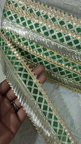 Image of Lace Border for Decorate Saree Suits Dupatta Handcraft Products Size 5 Meter (RM-LACE20-1)