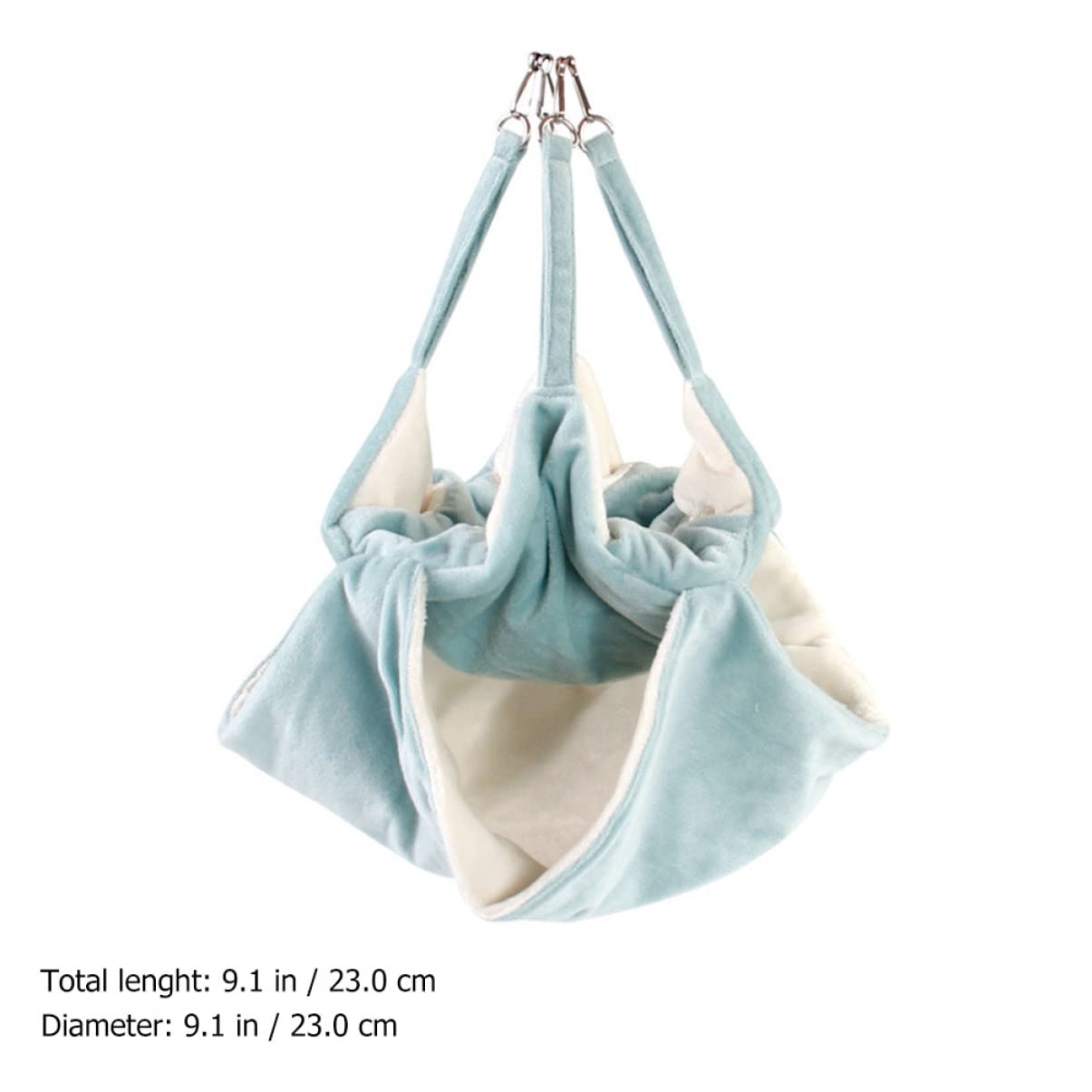Mipcase 3stücke Hamster Hängematte Aus Flanell Doppellagige Schlafhängematte Für Kleintiere Mit Haken Für Winter Und Herbst Geeignet Für Hamster Frettchen Und Andere Nager