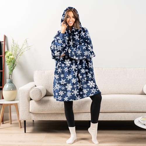 Sweat à capuche surdimensionné en Sherpa pull couverture isolant et très doux - 6