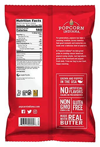 Popcorn Indiana Movie Theater Butter - Family Pack Single 4.75 Oz