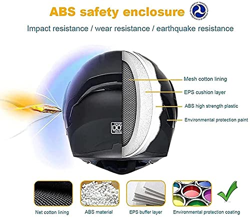 Casco Moto Modulare Bluetooth, Casco Moto Apribile...