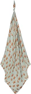 Milkbarn Baby Swaddle Blanket - Soft, Breathable & Gentle Material - Nursery Swaddling Blankets for Boys and Girls, Highland Cow