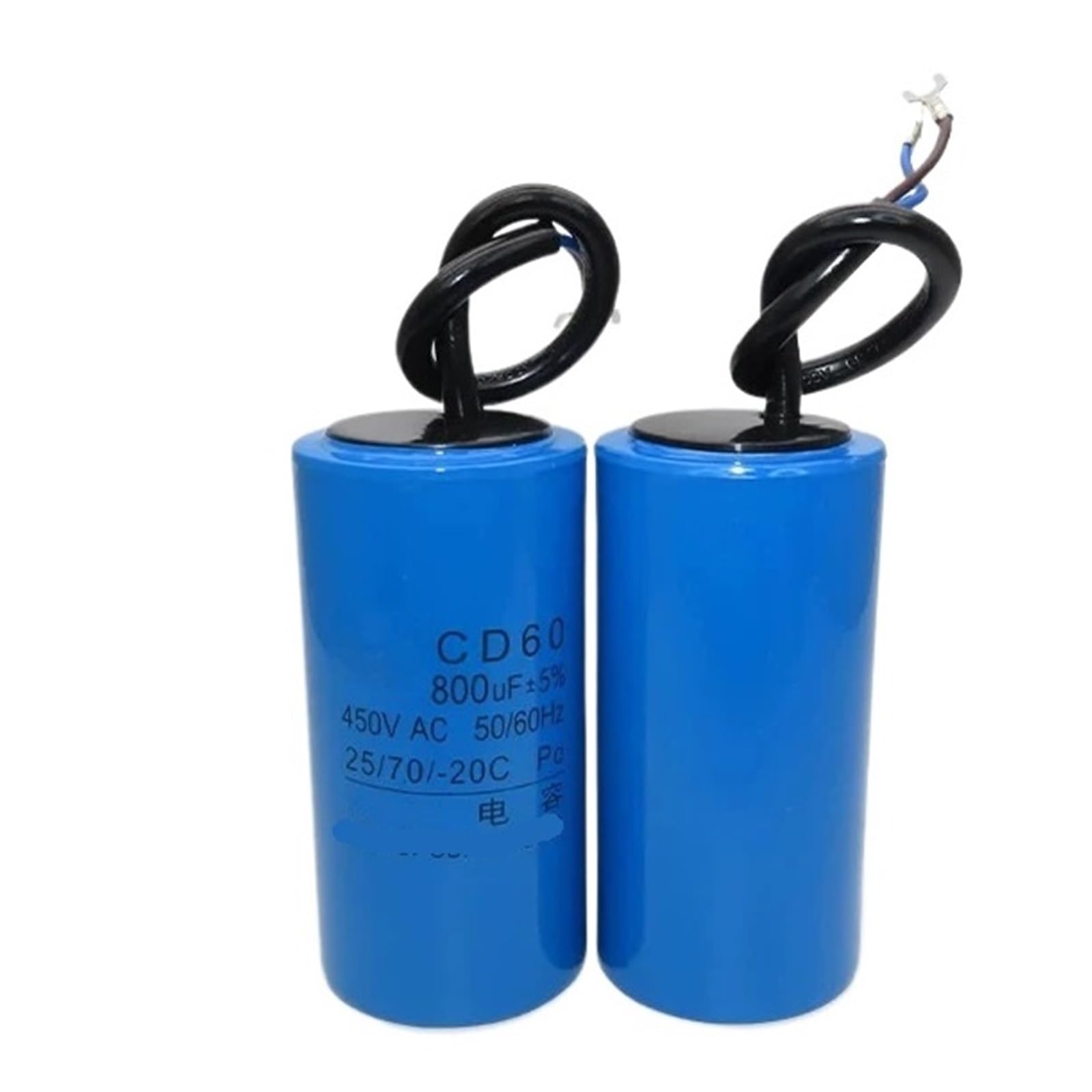 KSZHZYMGX 1PCS CD60 450V capacitor 75/100/250/300/350/500UF(450V 150UF 100X50MM)