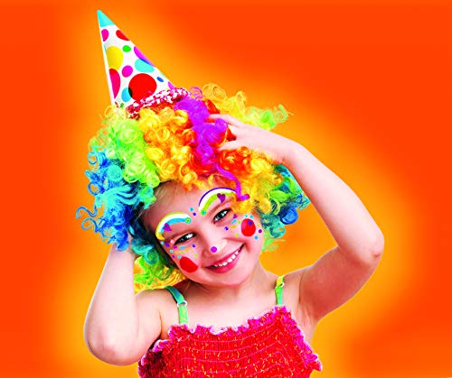 HERMA 15427 Face Art Sticker Clown Lotta Face Sticker Glitter Sticker for Carnival Halloween, Dermatologically Tested - Image 3