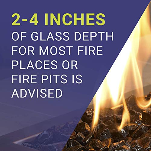 Image of 1 /4 inch Black Fire Glass, 20 lb. Bag