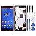 HONGYAN LCD Screen Cell Phone LCD Screen and Digitizer Full Assembly with Frame for Sony Xperia Z3 Mini Compact (Color : White)