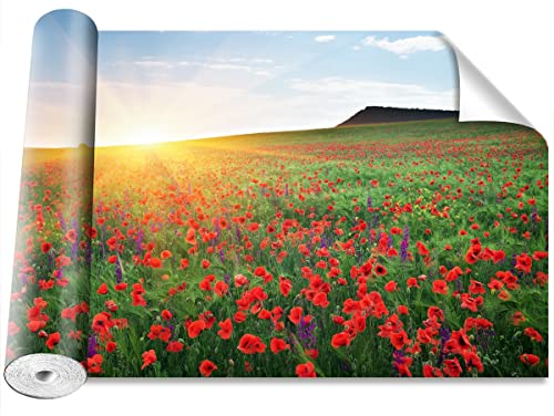Papier Peint Décoration Murale Tulup Coquelicot Haute Définition - 2