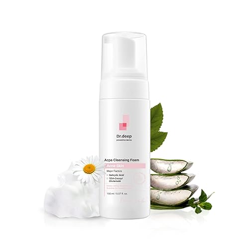 Acpa Cleansing Foam 5.07 onzas líquidas, lavado facial para acné, piel grasa, tratamiento del acné, puntos negros, puntos blancos, limpieza profunda