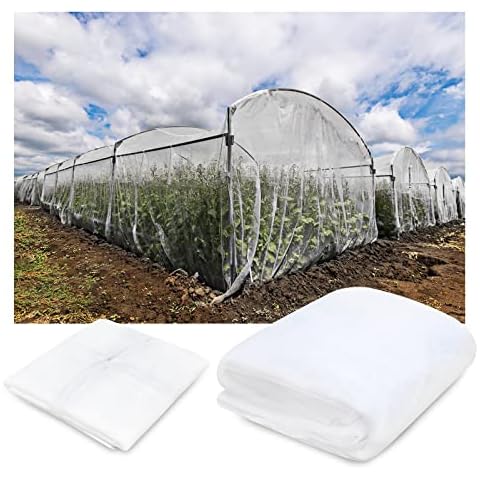 SESAMIS Gemüsenetz Garten, 2,5 x 3 m, 2,5 x 10 m insektenschutznetz, Gartennetze für Pflanzen Gemüse, Früchte, Blumen(2.5mx10m) Cover